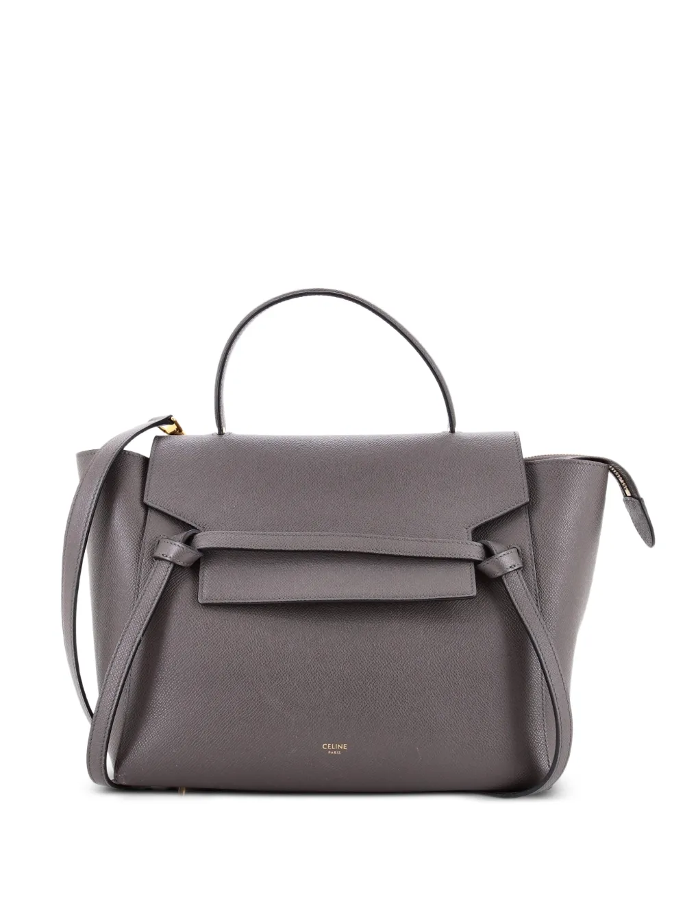 Celine Pre-Owned Belt Bag Textured Leather Mini shoulder bag - Grey