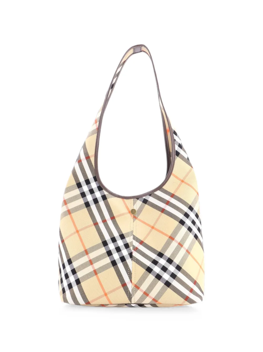 Burberry Pre-Owned Borsa a spalla piccola in tela con motivo Vintage Check - Marrone