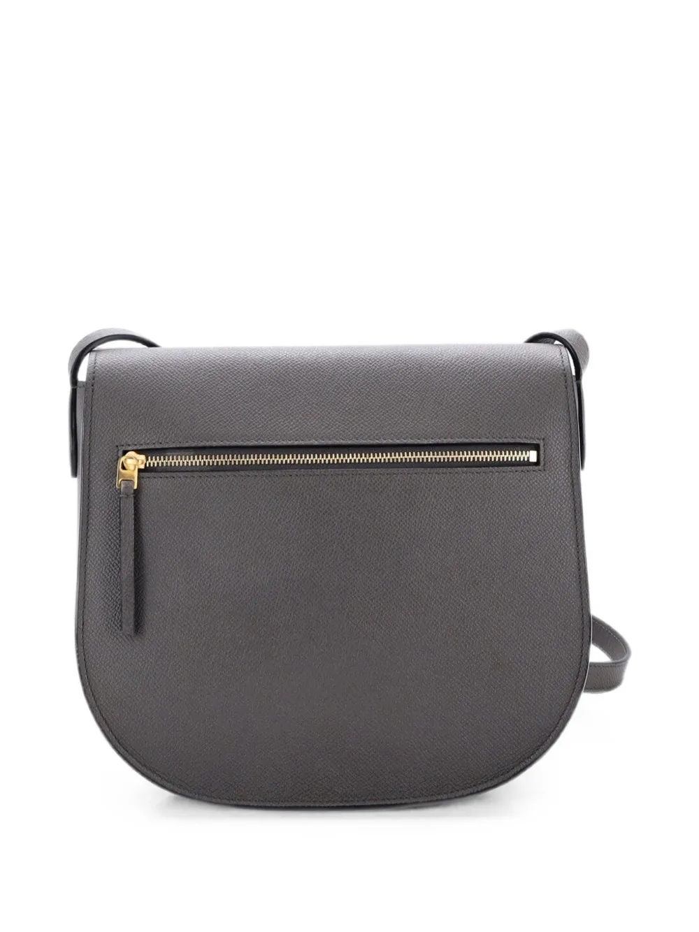 Celine Pre-Owned Trotteur Grainy Leather Medium crossbody bag - Grey