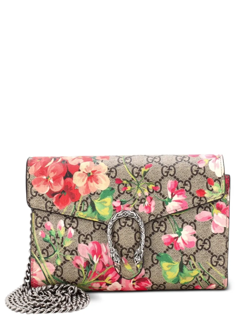 Gucci Pre-Owned Kleine Dionysus Umhängetasche aus GG-beschichtetem Canvas - Braun
