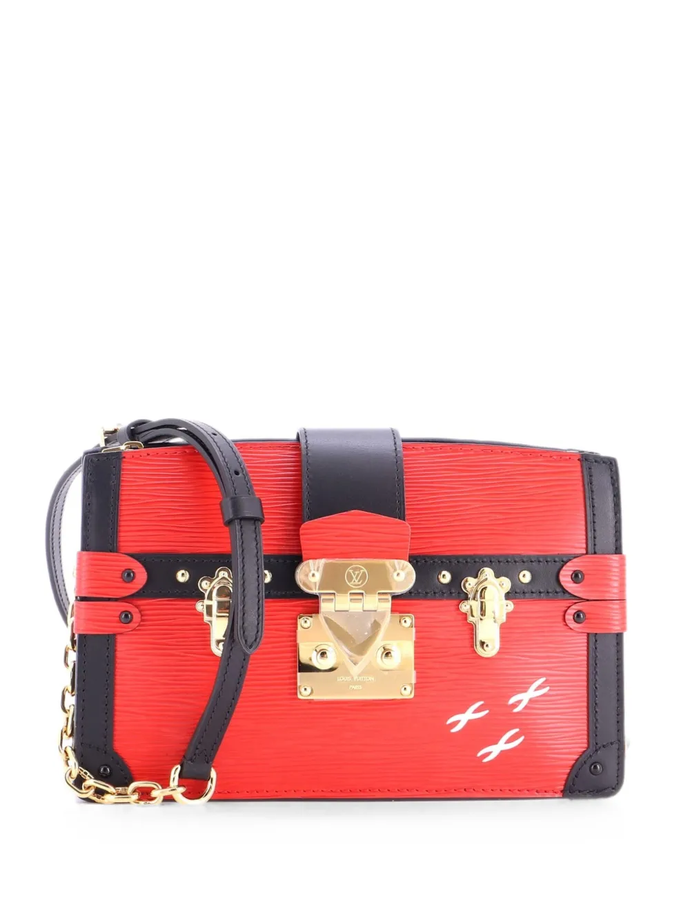 Louis Vuitton Pre-Owned Trunk Clutch Epi Leather crossbody bag - Red