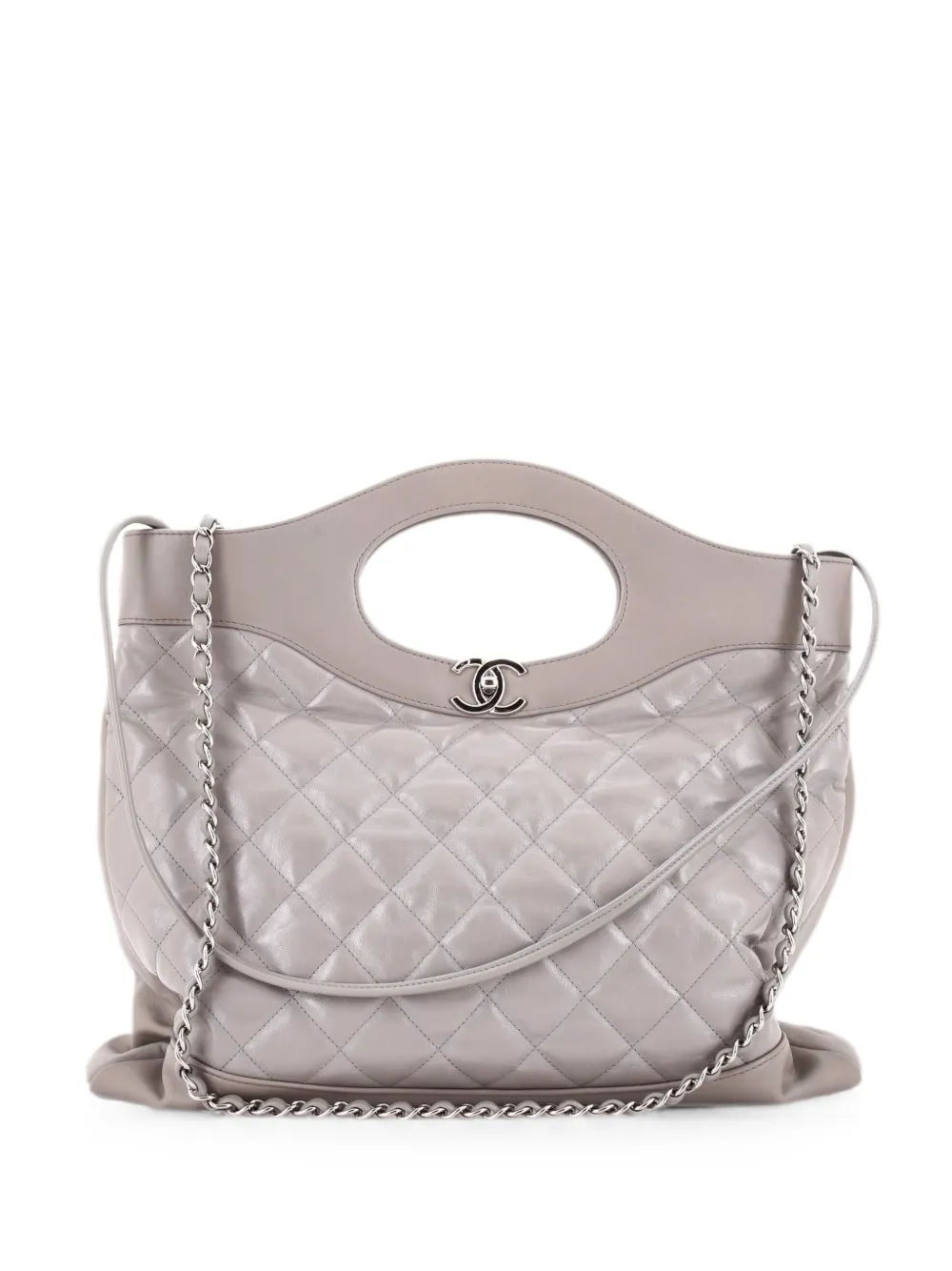 CHANEL Pre-Owned 31 Shopping Bag Quilted Calfskin Large shoulder bag - Grey