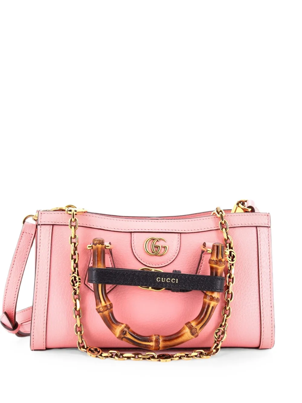 Gucci Pre-Owned Borsa a spalla Diana NM piccola in pelle - Rosa