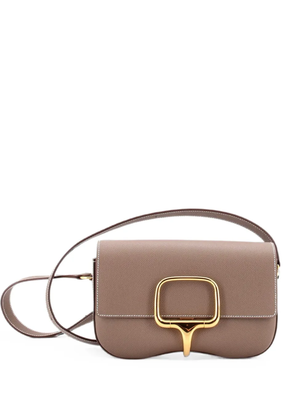 Hermès Pre-Owned Mini Della Cavalleria Elan Schultertasche aus Epsom-Leder - Grau