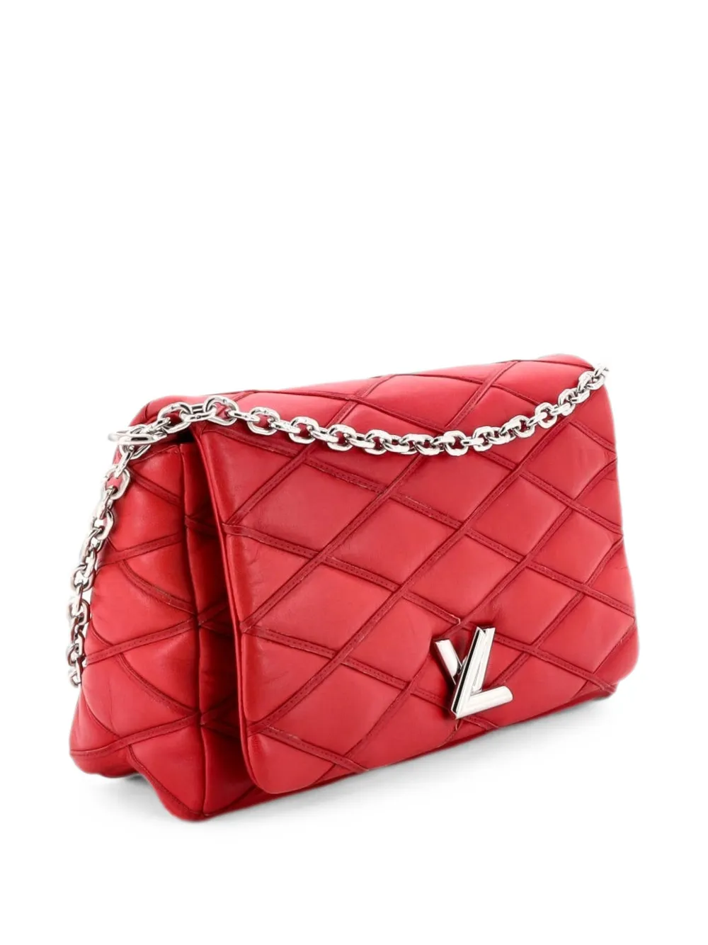 Louis Vuitton Pre-Owned GO-14 Handbag Malletage Leather MM shoulder bag - Red