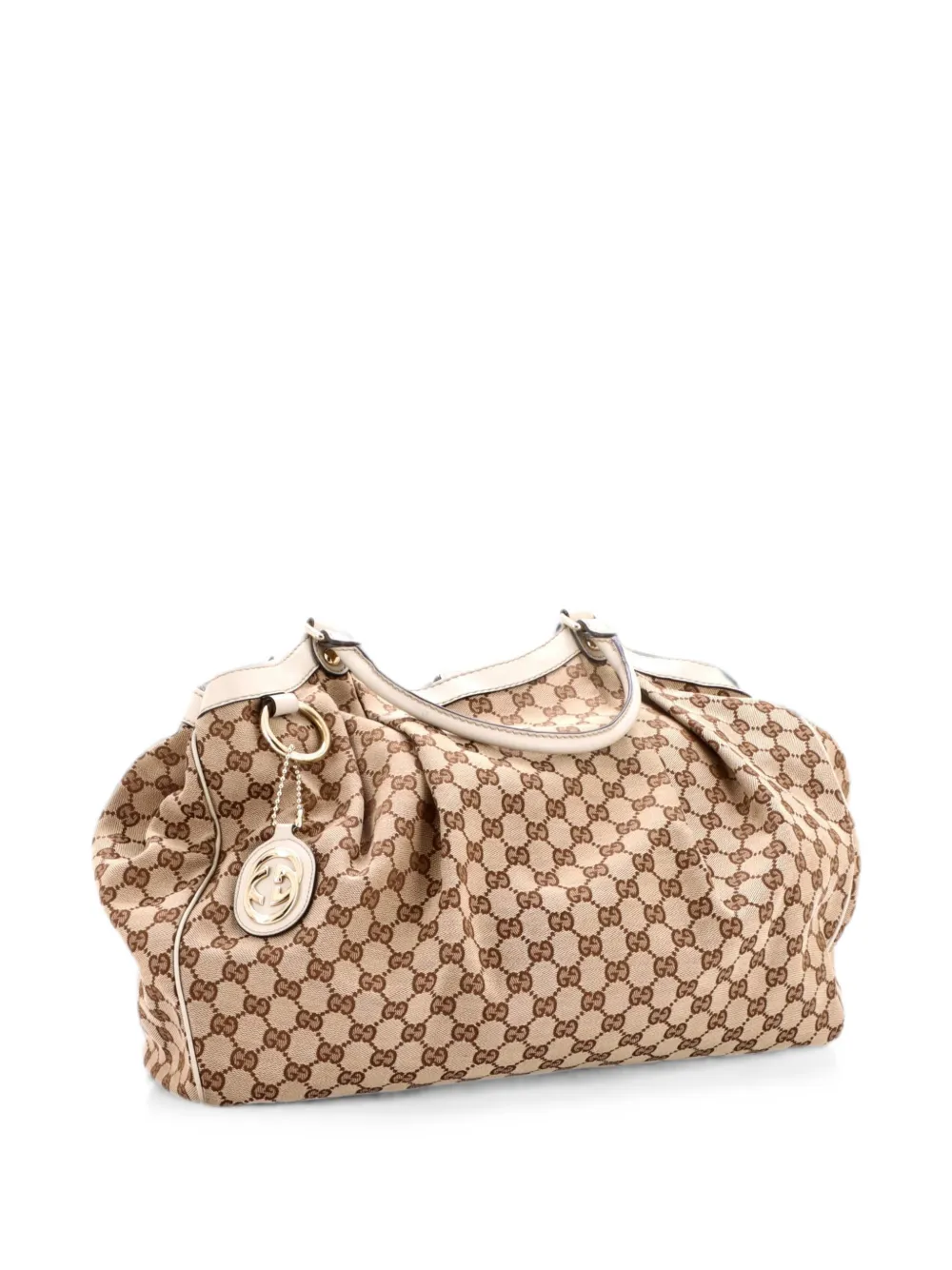 Gucci Pre-Owned Große Sukey GG Canvas-Tote Bag - Braun