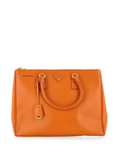 Prada Pre-Owned Double Zip Lux Saffiano Leather Large tote bag