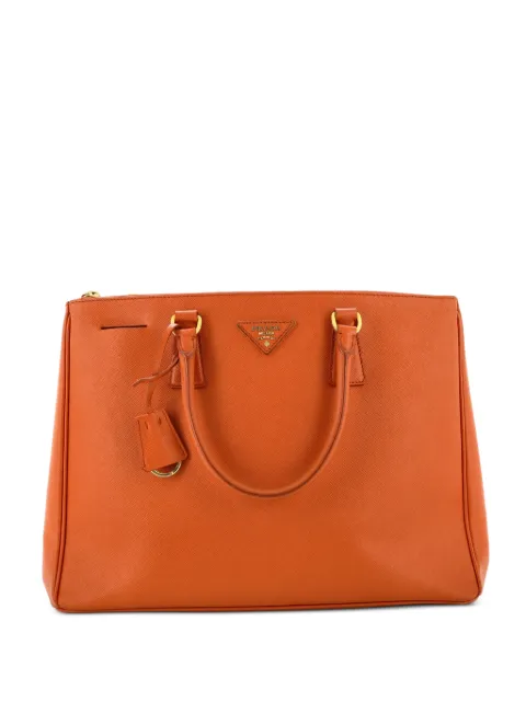 Prada Pre-Owned Double Zip Lux Saffiano Leather Large tote bag