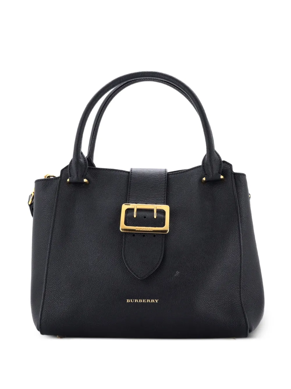 Burberry Pre-Owned Mittelgroßer Buckle Tote Bag - Schwarz