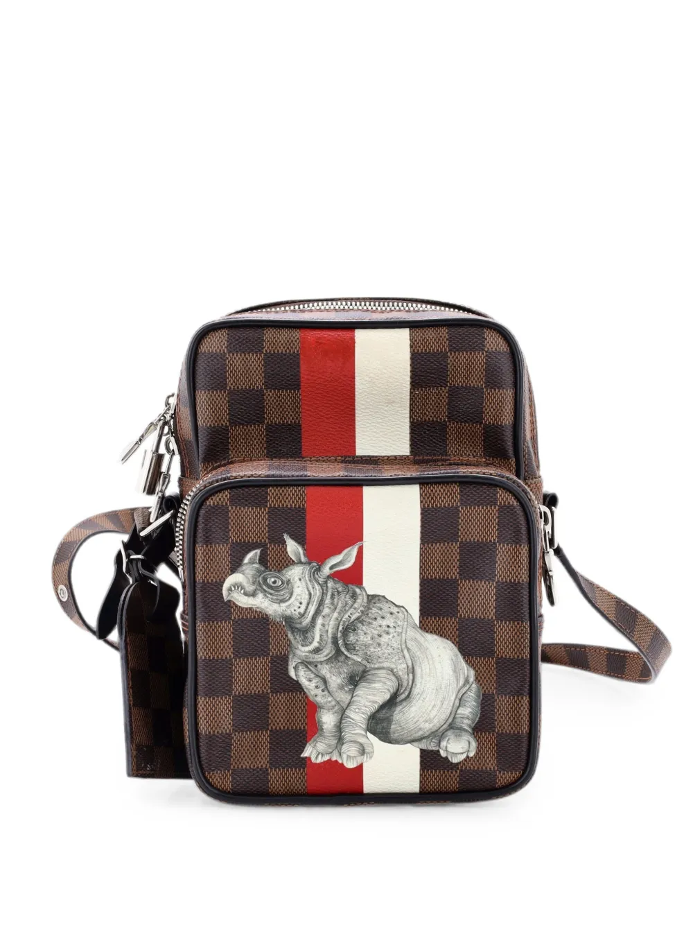 Louis Vuitton Pre-Owned Amazone Bag Limited Edition Chapman Savane Damier crossbody bag - Brown