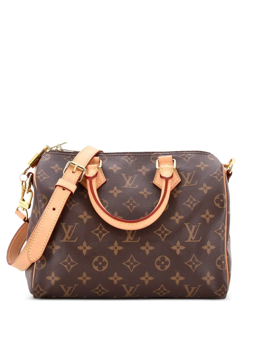 Louis Vuitton Pre-Owned Borsa a tracolla Speedy Bandouliere 25 in tela con monogramma - Marrone
