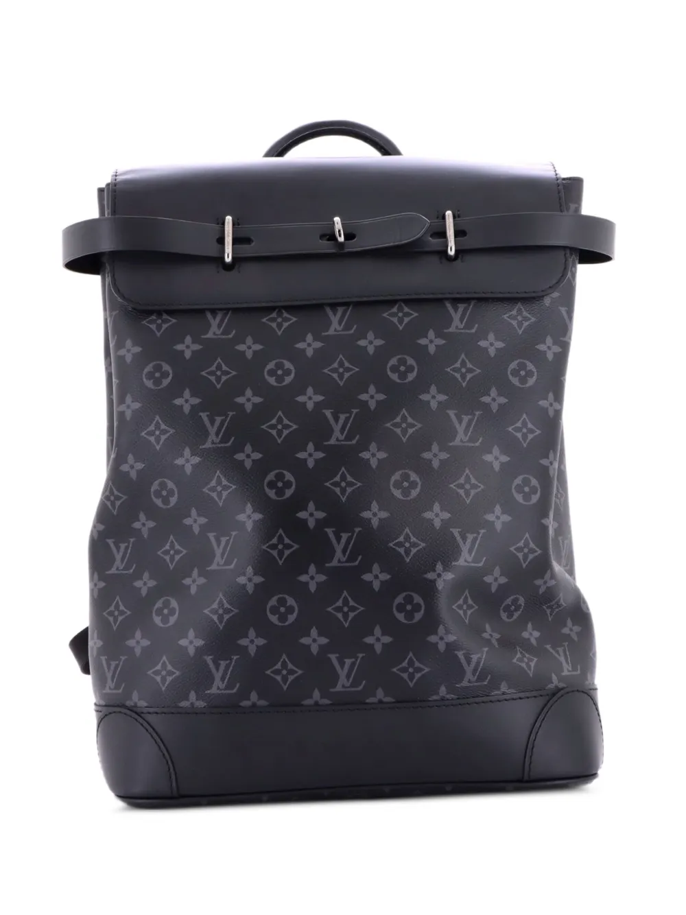 Louis Vuitton Pre-Owned Zaino Steamer in tela Monogram Eclipse - Nero