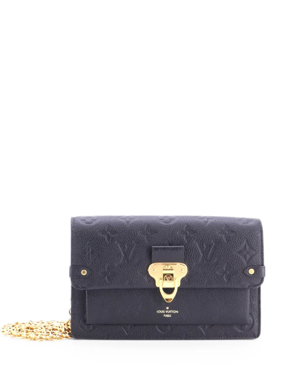 Louis Vuitton Pre-Owned Vavin Chain Wallet Monogram Empreinte Clutch - Schwarz