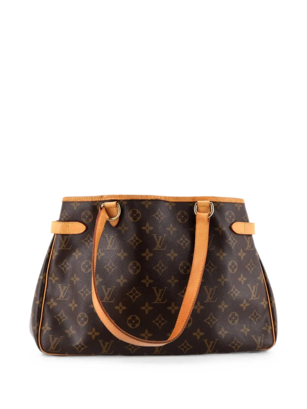 Pre-owned Louis Vuitton Batignolles Handbag Monogram Canvas Horizontal Tote Bag In Brown