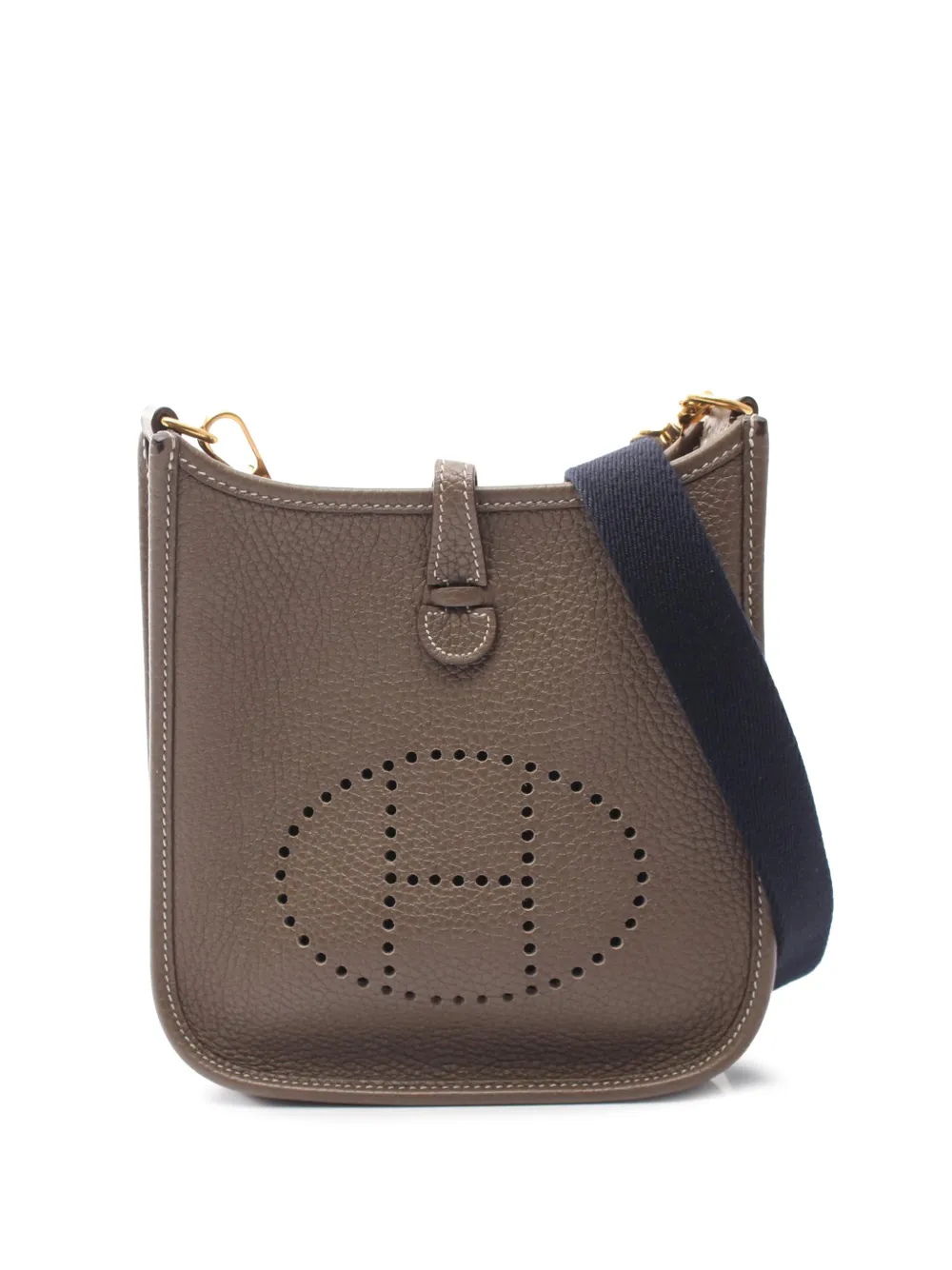 Hermès Pre-Owned 2021 Clemence Evelyne Amazone Umhängetasche 16cm - Braun