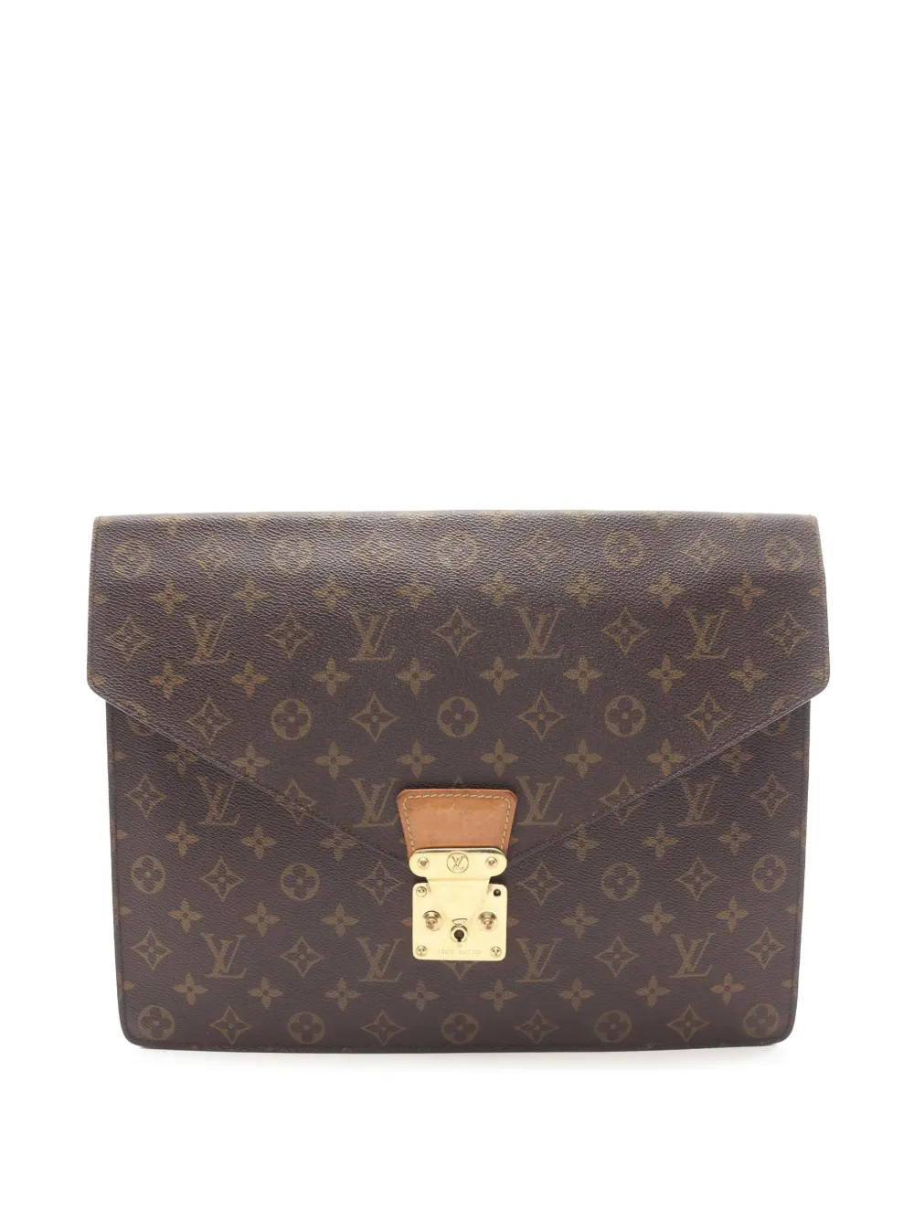 Louis Vuitton Pre-Owned 1988 Senateur Aktentasche mit Monogramm - Braun