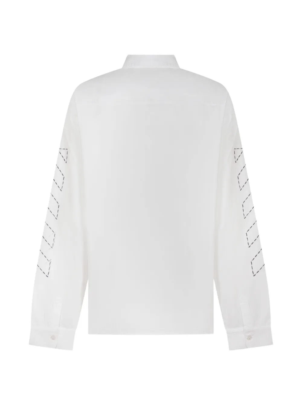 Off-White Kids Bookish Diagonals shirt Wit