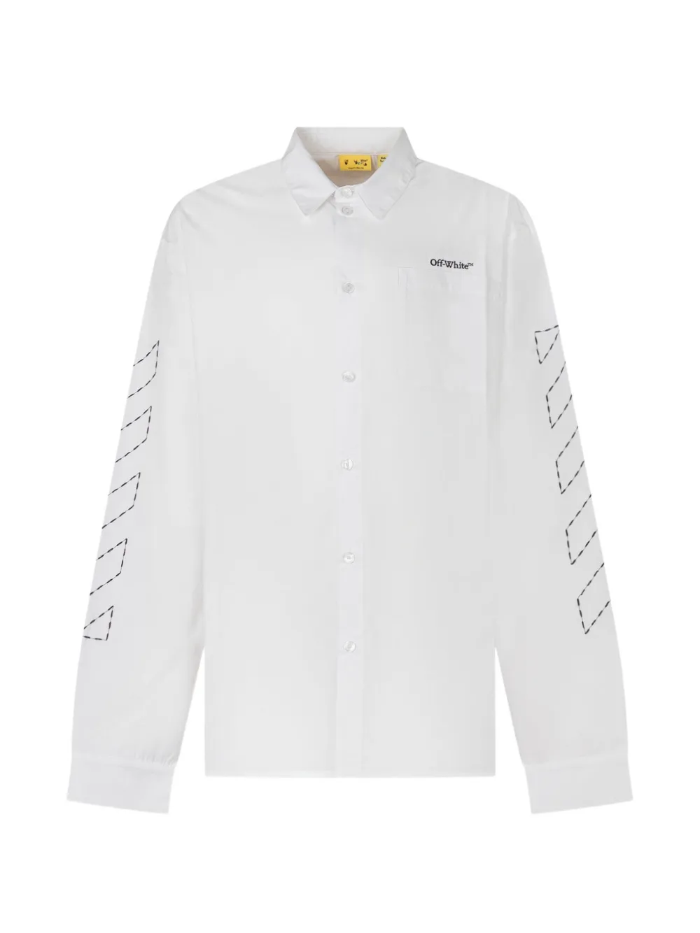 Off-White Kids Bookish Diagonals shirt - Weiß