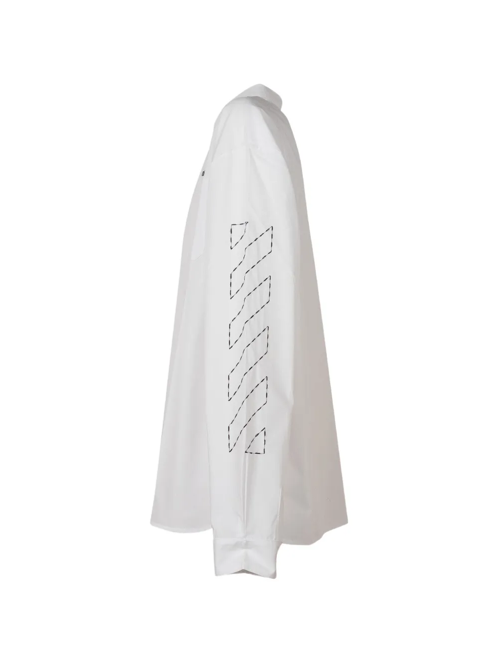 Off-White Kids Bookish Diagonals shirt Wit