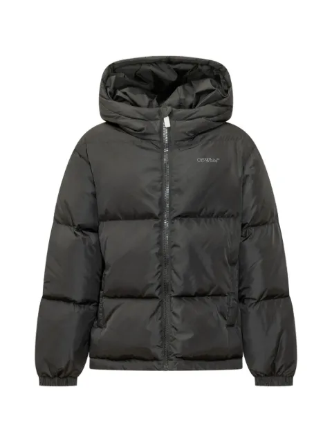 Off-White Kids Arrows-motif hooded padded jacket