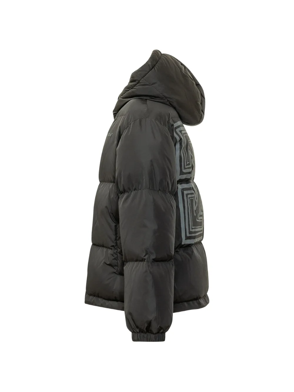 Off-White Kids Jack met capuchon en Arrows patroon Zwart