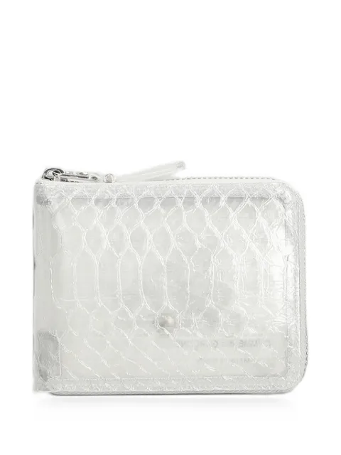 Comme Des Garçons Wallet snakeskin-effect wallet