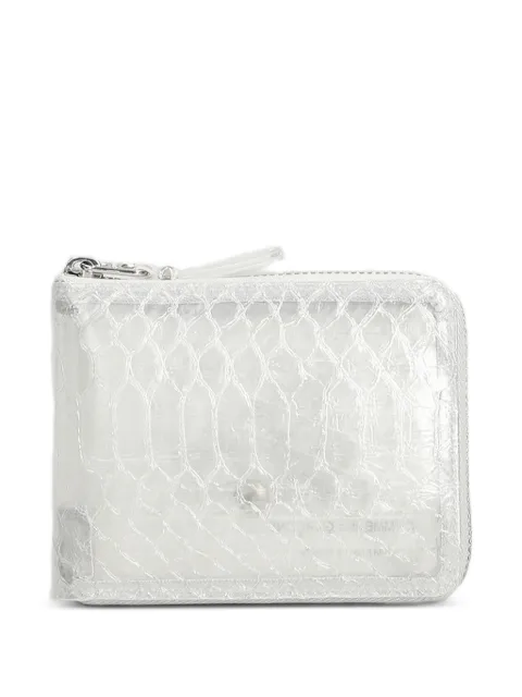Comme Des Garçons Wallet snakeskin-effect wallet