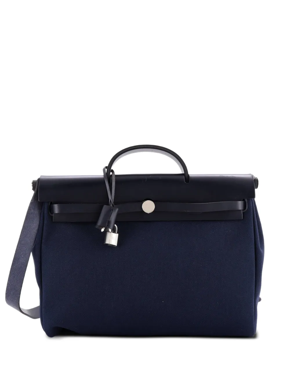 Hermès Pre-Owned Herbag Zip Toile Satchel-Tasche 39cm - Blau
