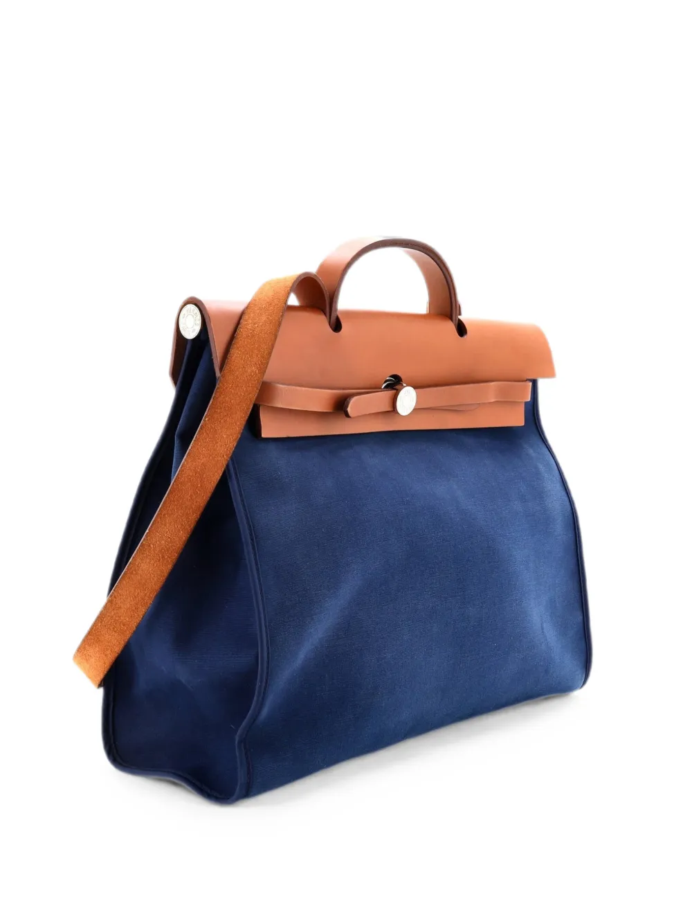 Hermès Pre-Owned Herbag Zip Toile Satchel-Tasche 39cm - Blau