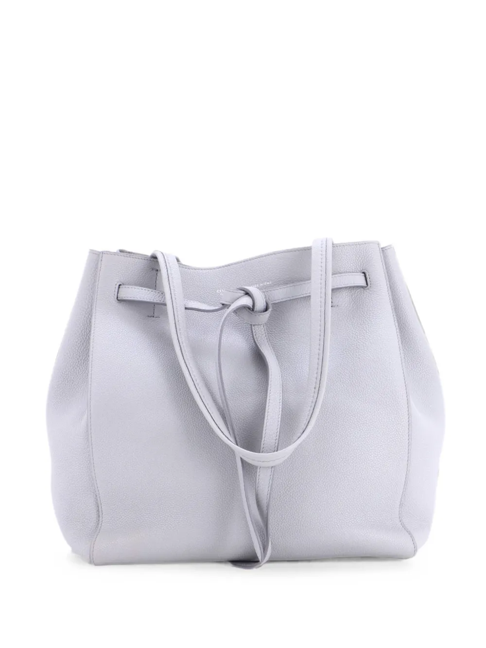 Celine Pre-Owned Phantom Tie Cabas Leather Medium tote bag - Blue