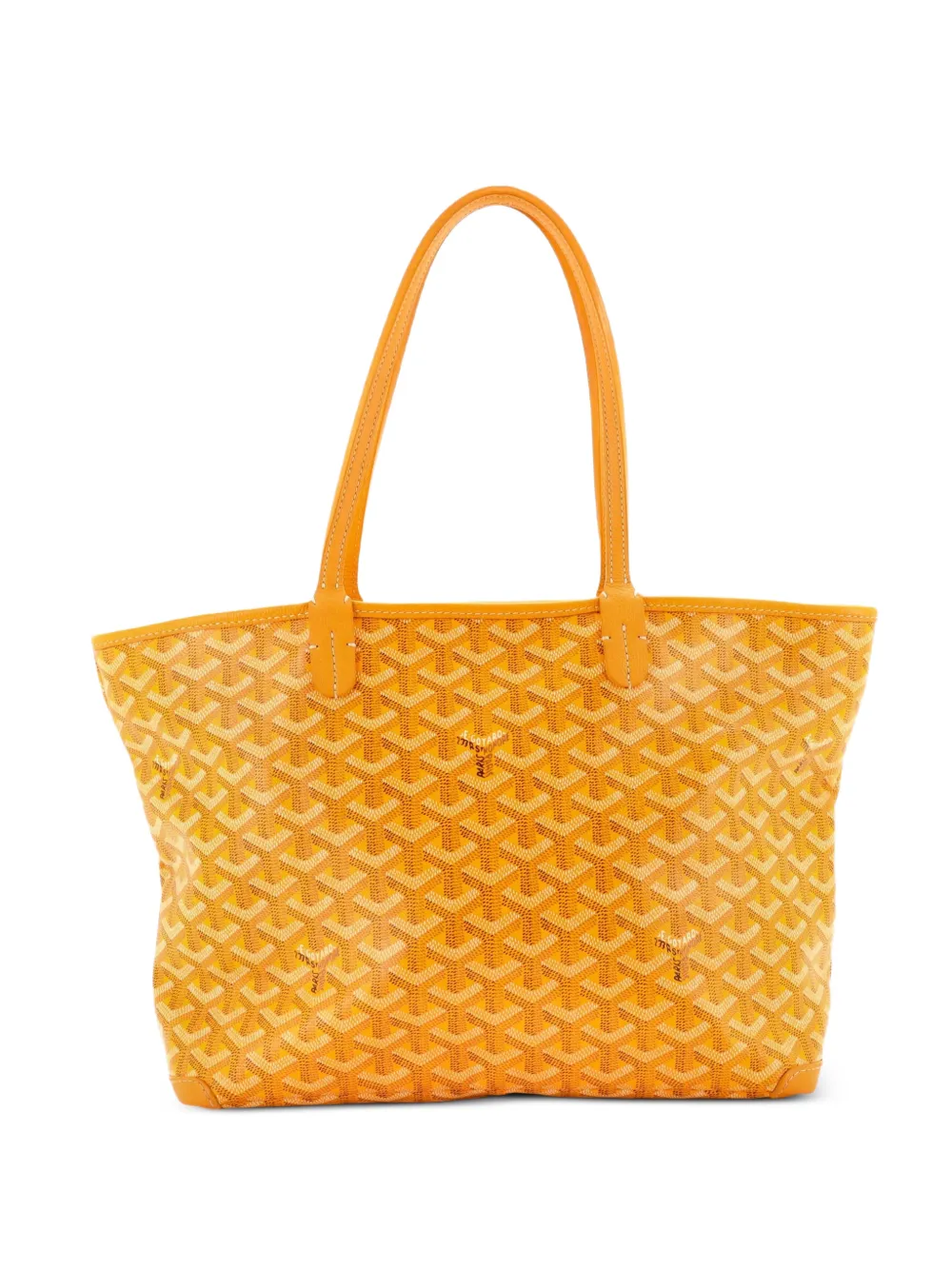 Goyard Pre-Owned Borsa tote Artois PM in tela cerata - Giallo