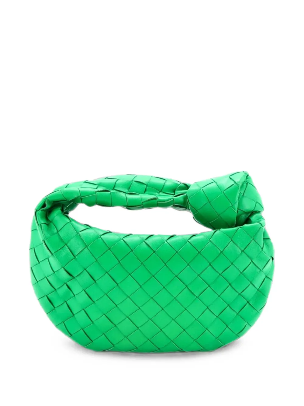 Bottega Veneta Pre-Owned Mini BV Jodie Intrecciato Beuteltasche - Grün