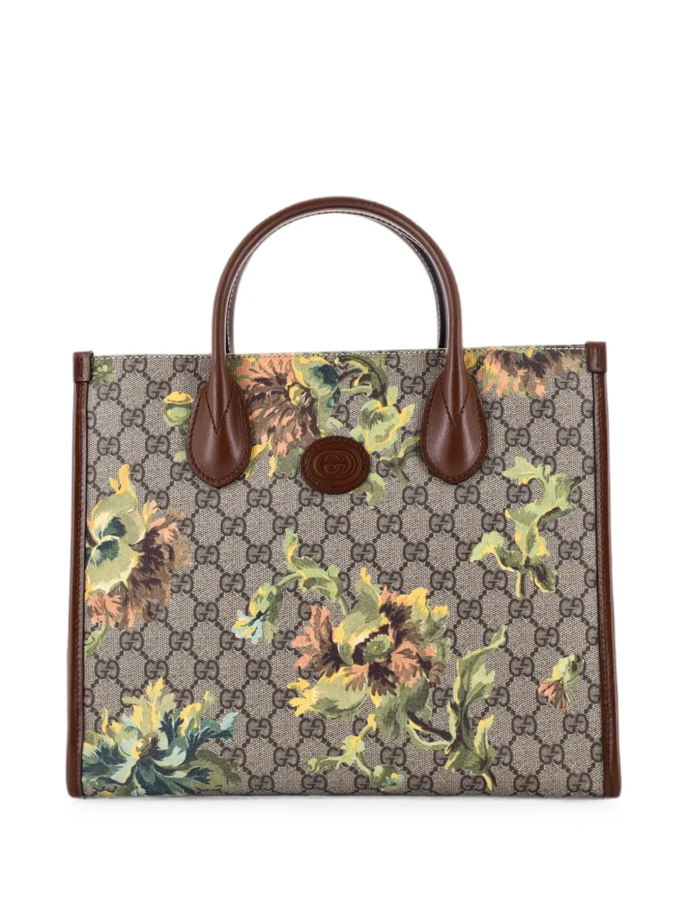 Gucci Pre-Owned Kleiner Tote Bag mit GG-Print aus Canvas - Braun