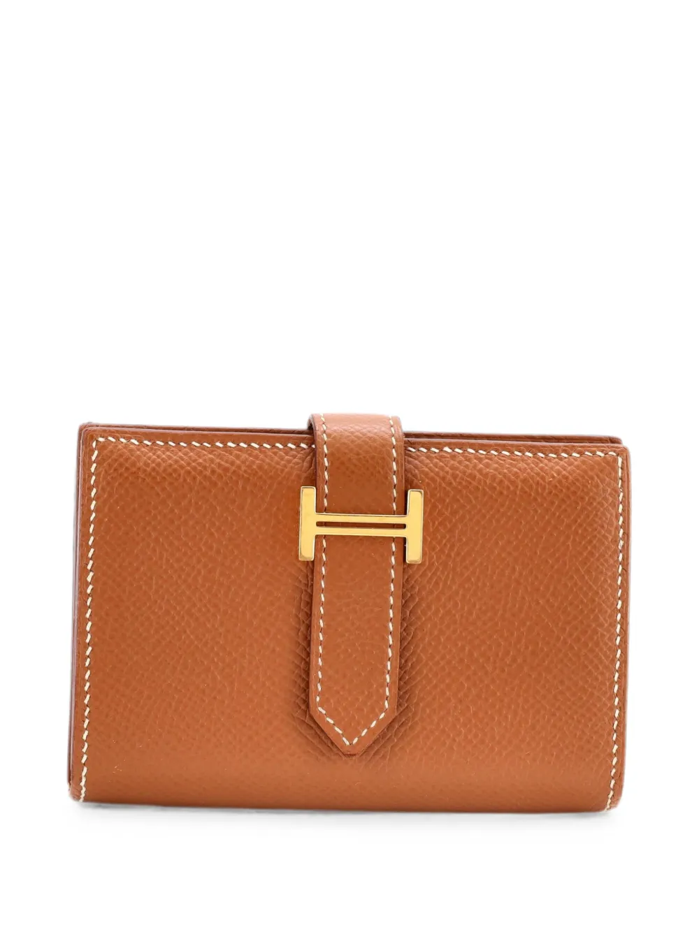Hermès Pre-Owned Mini Bearn Epsom Portemonnaie - Braun