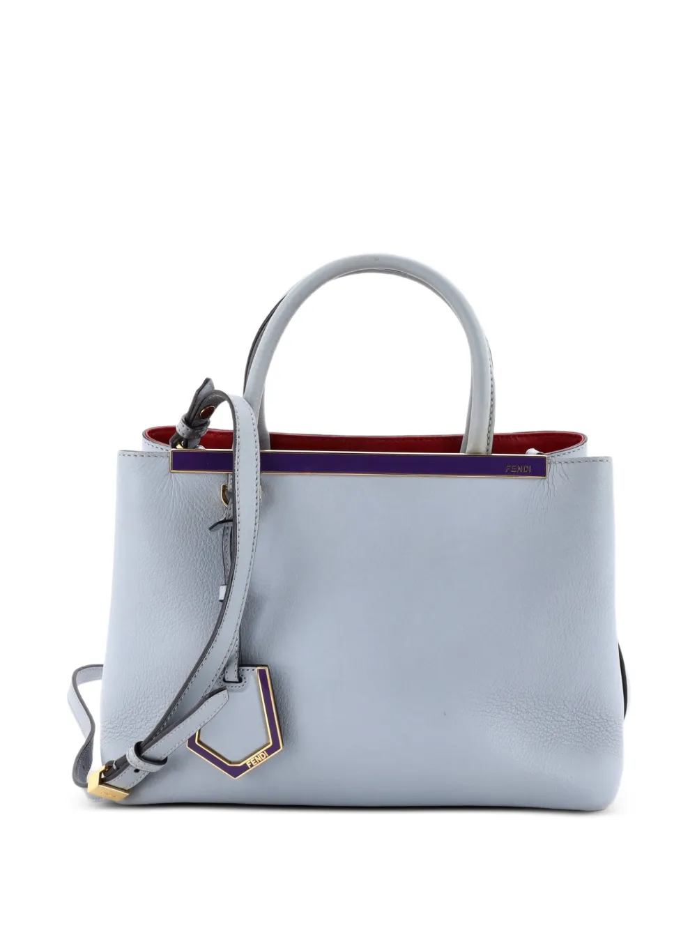 Fendi Pre-Owned 2Jours Bag Leather Petite satchel - Blue