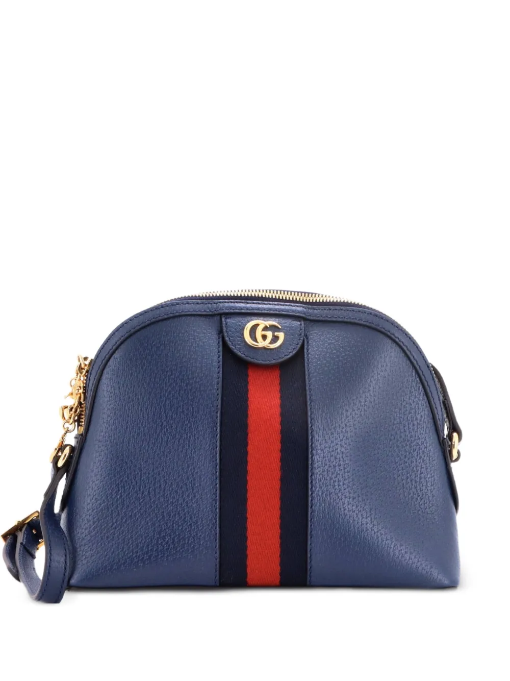 Gucci Pre-Owned Ophidia Dome Shoulder Bag Leather Small crossbody bag - Blue