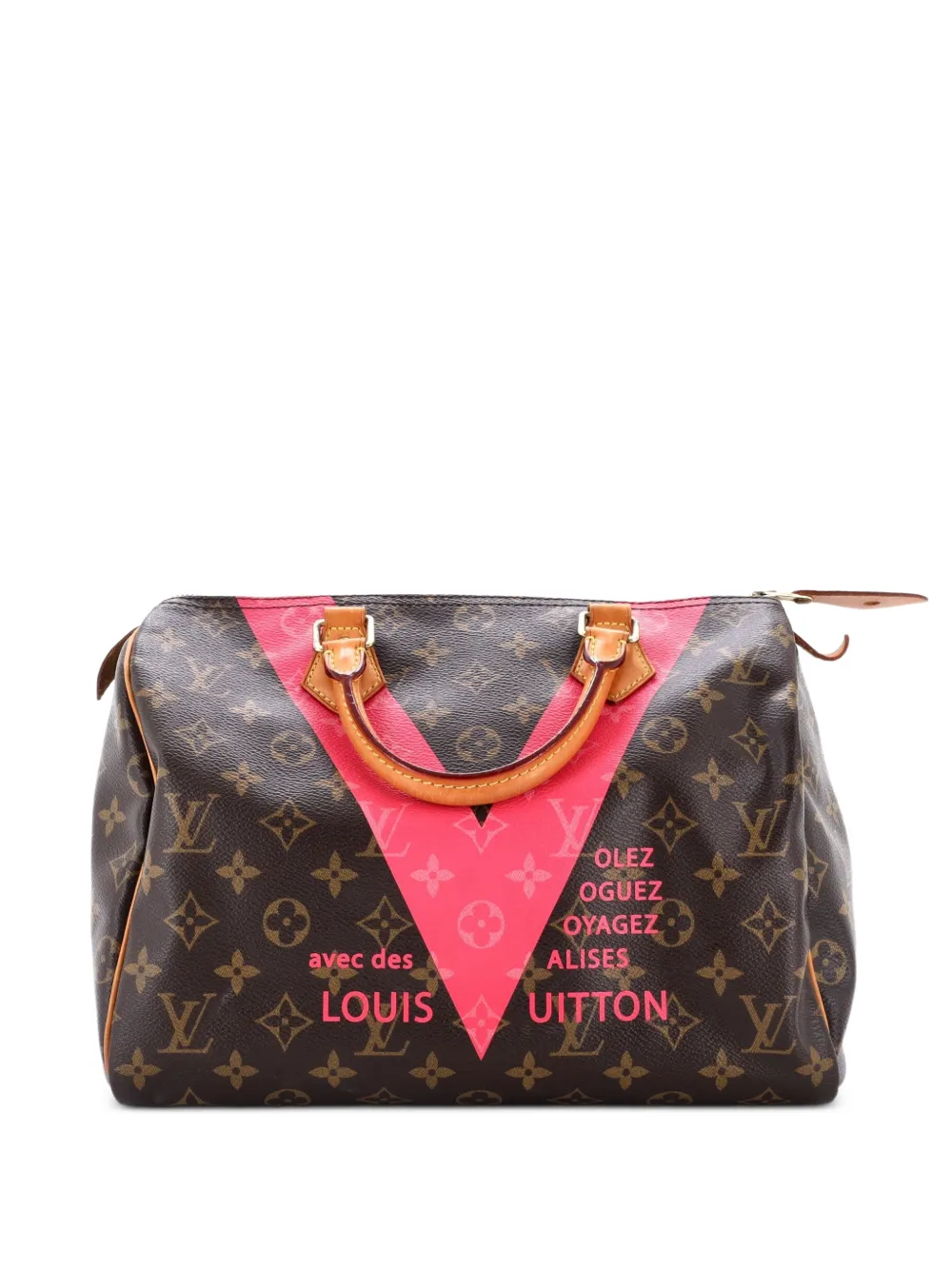 Louis Vuitton Pre-Owned Speedy Handbag Limited Edition V Monogram Canvas 30 satchel - Brown