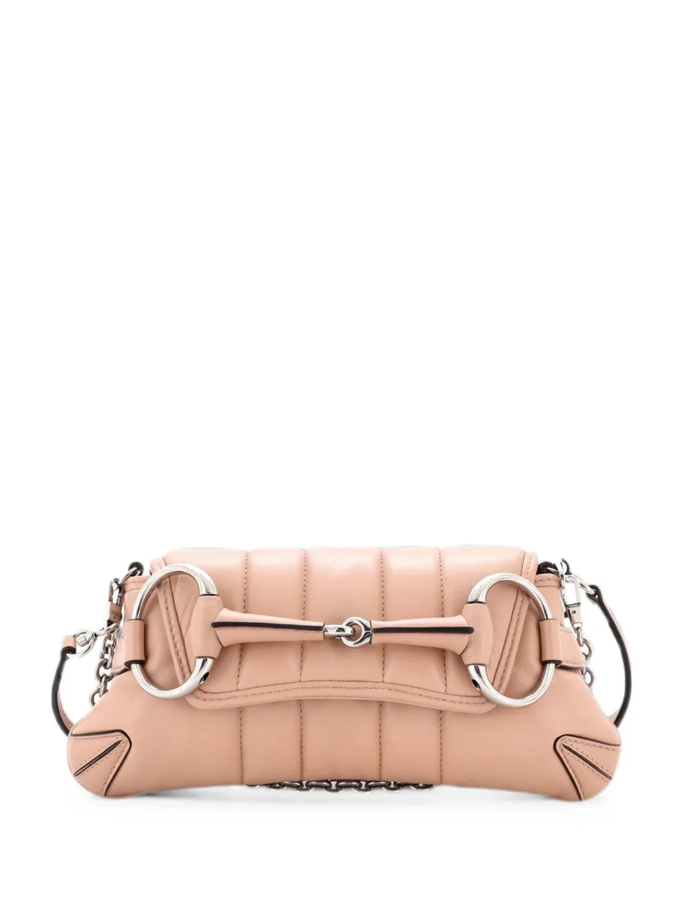 Gucci Pre-Owned Kleine Horsebit Stepptasche mit Kette - Rosa