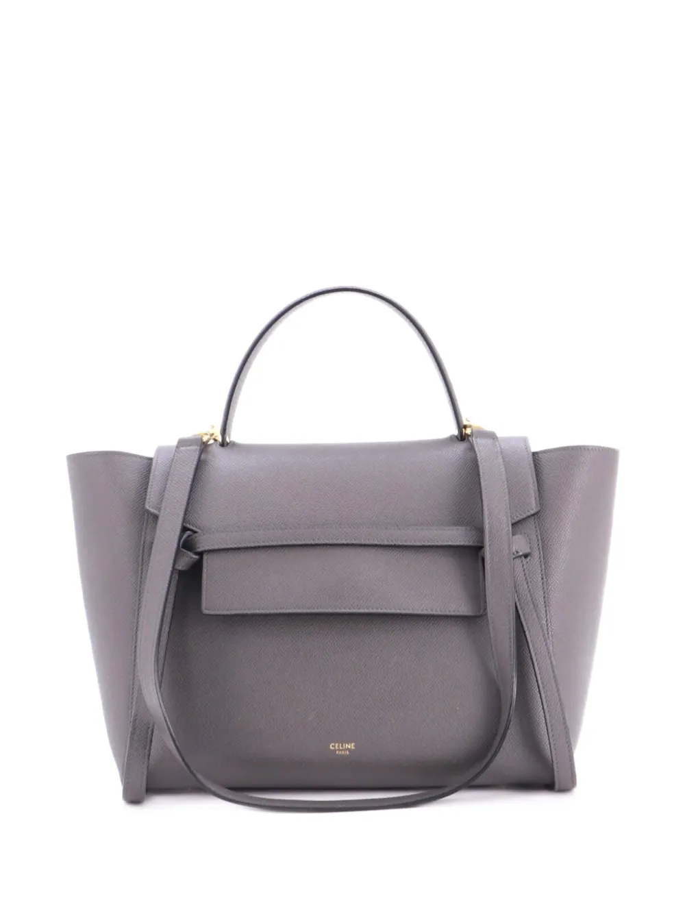 Celine Pre-Owned Mini Belt Bag Schultertasche aus gekörntem Leder - Grau
