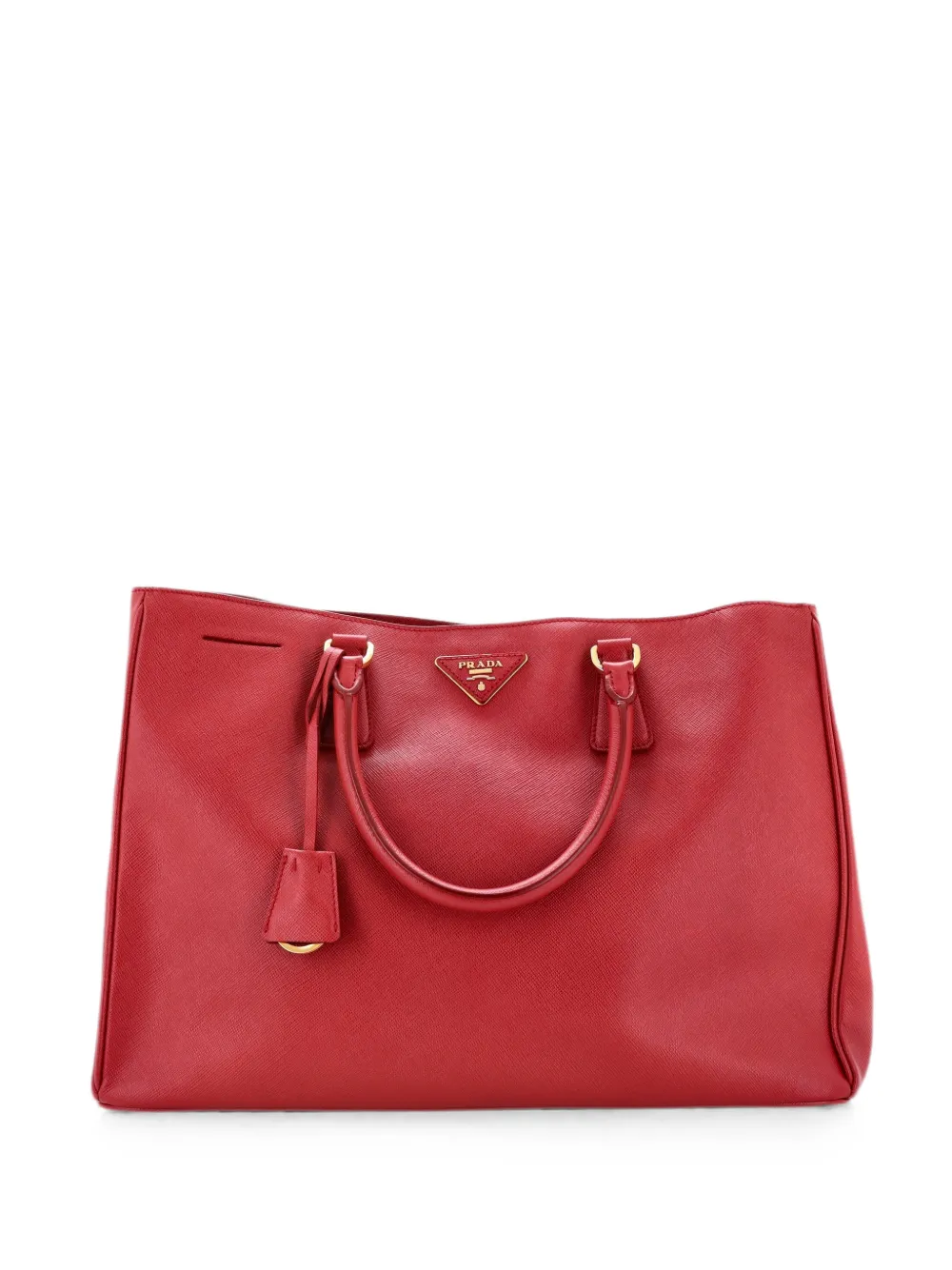 Prada Pre-Owned Borsa tote Lux Open grande in pelle Saffiano - Rosso
