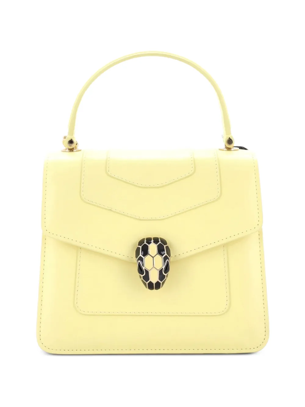 Bvlgari Pre-Owned Kleine Serpenti Forever Handtasche - Gelb