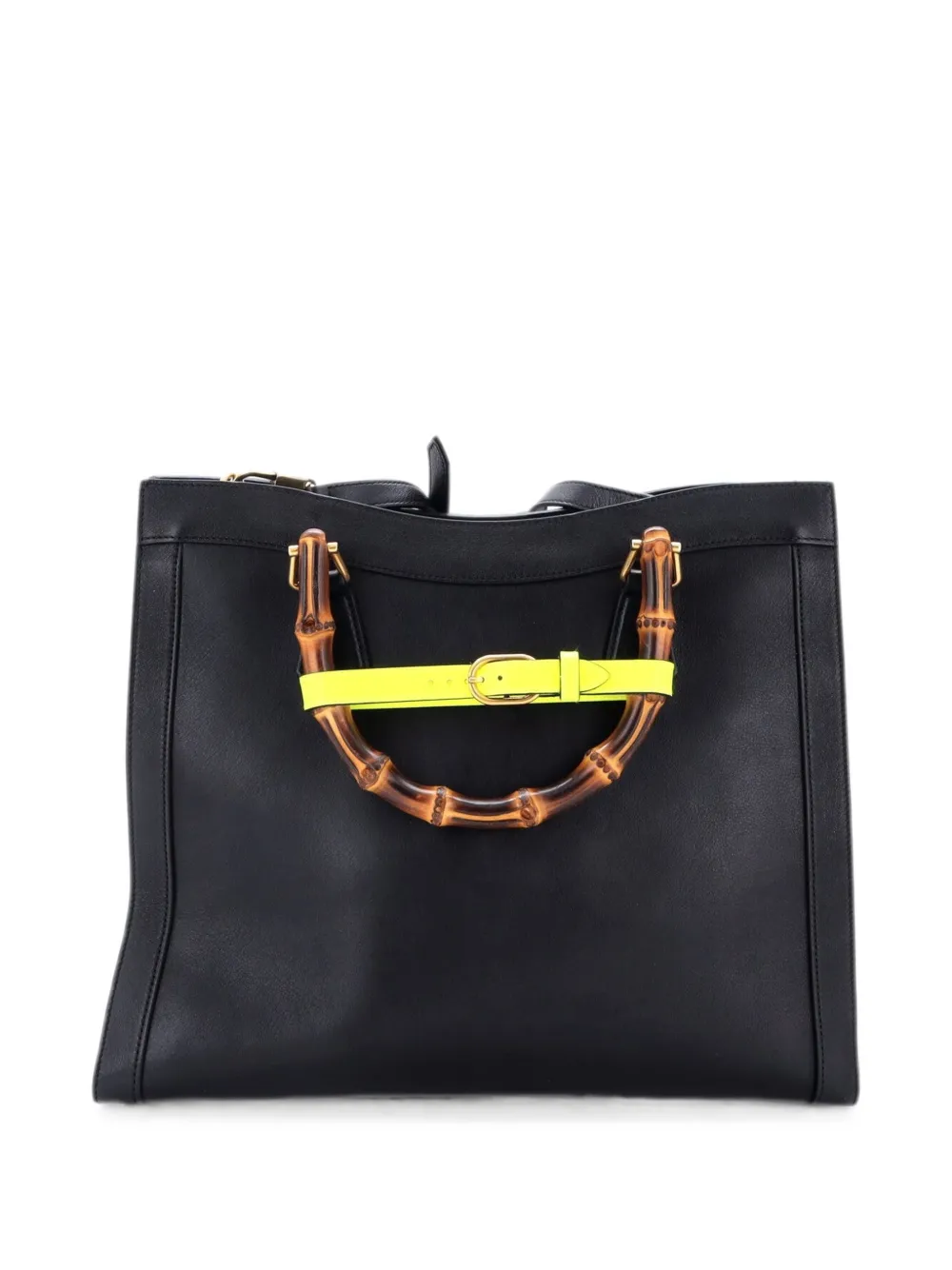 Gucci Pre-Owned Mittelgroßer Diana NM Bamboo Tote Bag - Schwarz
