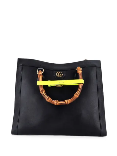 Gucci Pre-Owned Diana NM Bamboo Handle Leather Medium tote bag
