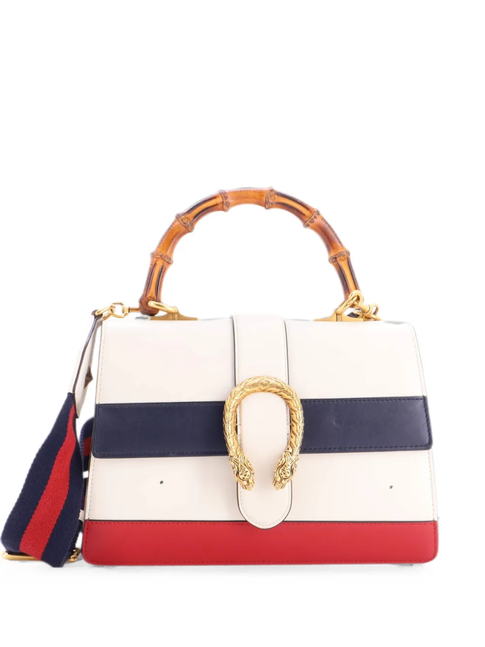 Gucci Pre-Owned Mittelgroße Dionysus Bamboo Handtasche - Mehrfarbig