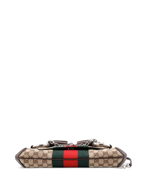 Gucci Pre-Owned ホースビット NM ウェブ チェーン クラッチ GG 