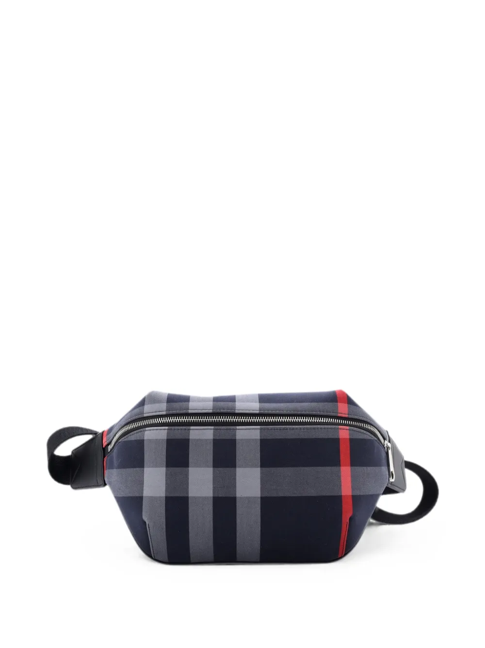 Burberry Pre-Owned Marsupio Sonny in tela House Check - Blu