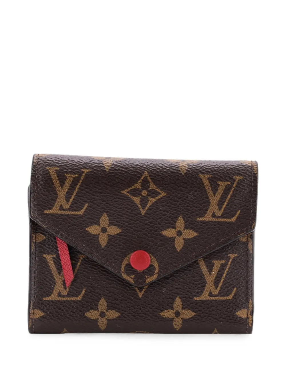 Louis Vuitton Pre-Owned Portafoglio Victorine piccolo in tela con monogramma - Marrone