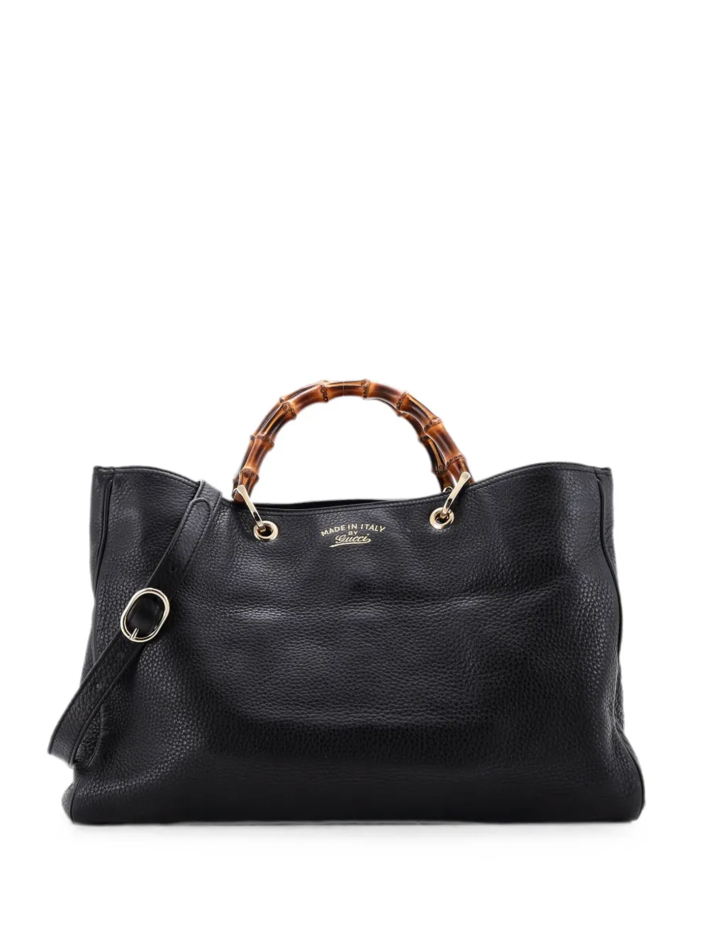 Gucci Pre-Owned Große Bamboo Tote Bag - Schwarz