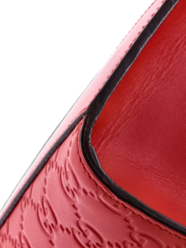 Gucci Pre-Owned パドロック グッチシマ レザー ミディアム ショルダー