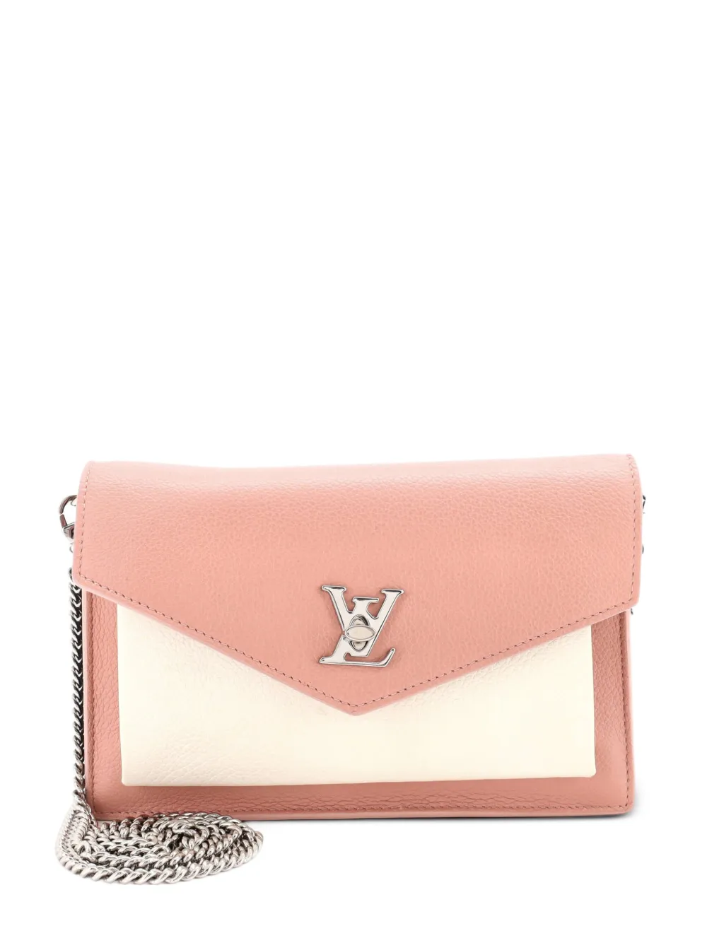 Louis Vuitton Pre-Owned Mylockme Pochette Clutch aus Leder mit Kettenriemen - Mehrfarbig